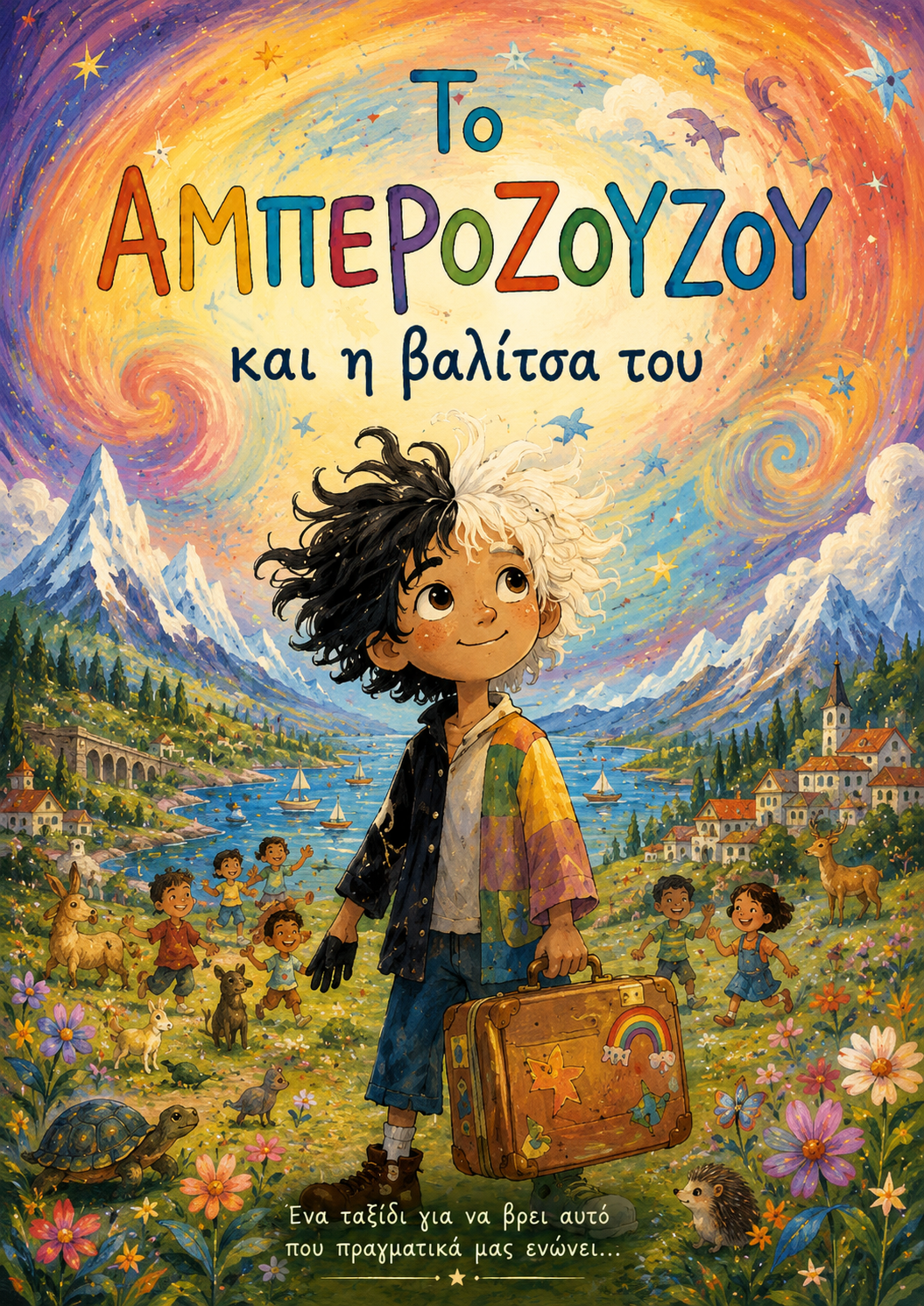 Εικονογράφηση από το παραμύθι Ο Αμπεροζούζου και η βαλίτσα του